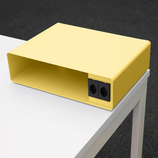 Steckdosenleiste Box - Organizer Lista LO (Hellgelb)