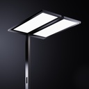 Lampadaire LED Regent Lightpad double tête Tunable Office avec pied en U (Très bon)