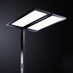 Lampadaire LED Regent Lightpad double tête Tunable Office avec pied en U (Très bon)