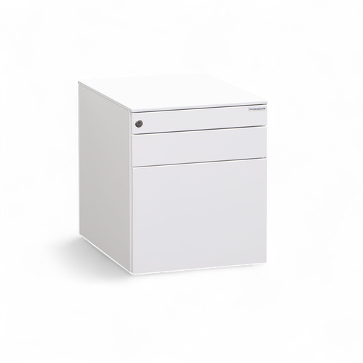 Rollcontainer Dieffebi (Sehr gut, Weiss, mit Schlüssel, mit Hängeregister & Stauraum)