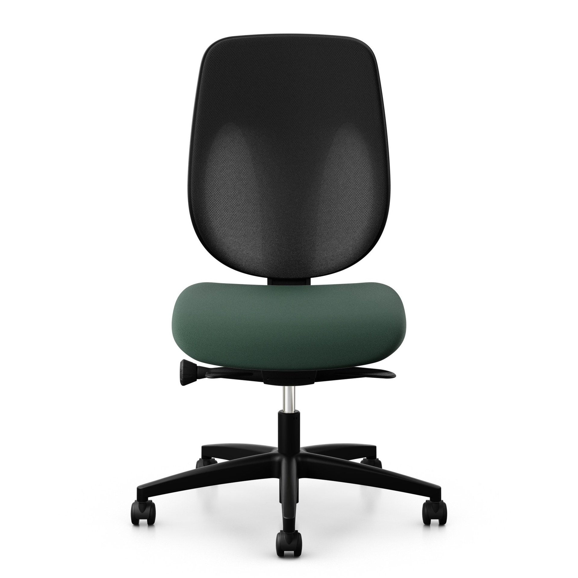 Office swivel chair Giroflex 353-4029 (Dark green, New, without armrests)