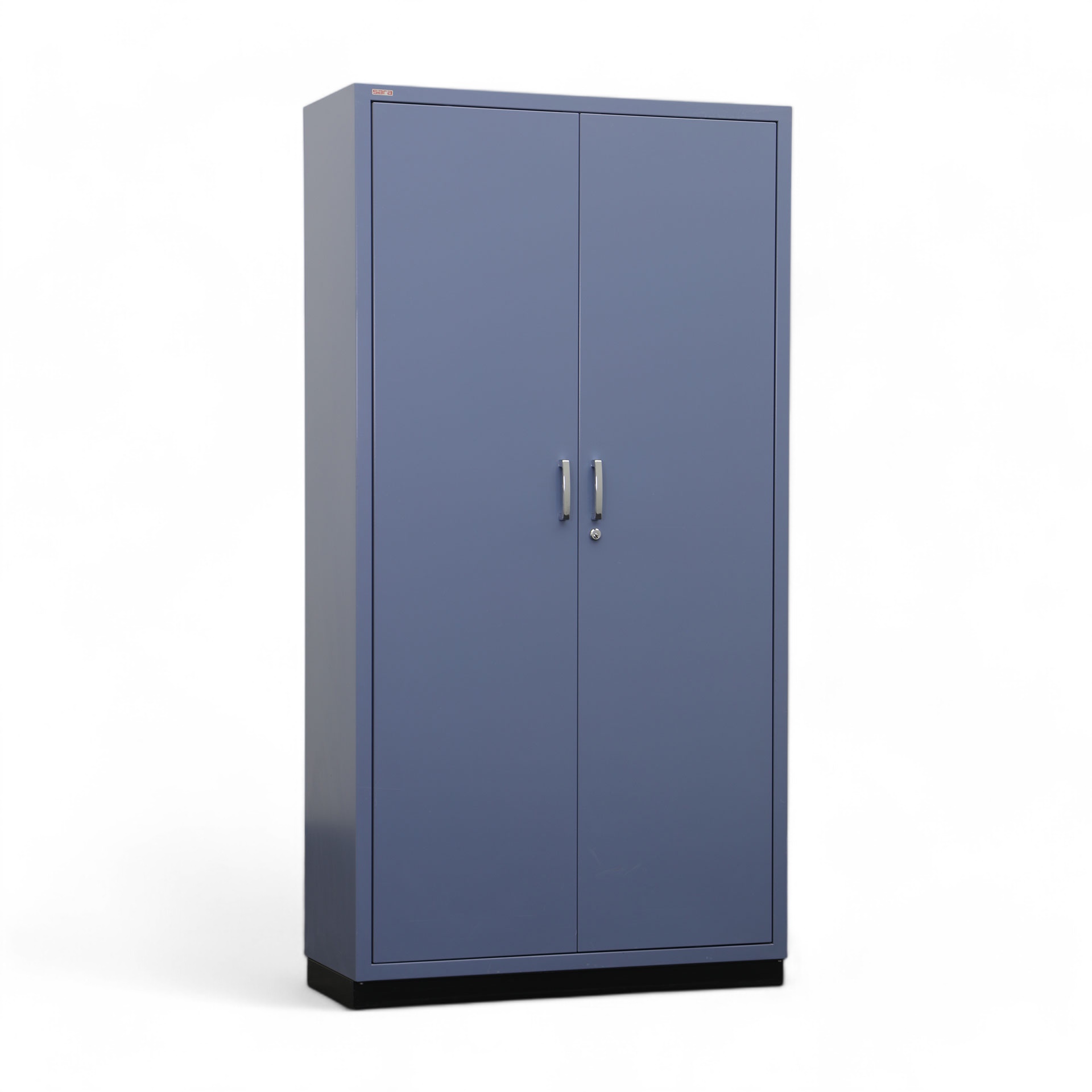 Metallschrank Sara (Blau, Normal Gebraucht, Blau, Mit Schlüssel)