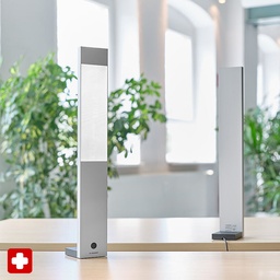 LED Tischlampe Regent Joker (Silbergrau, Neu)