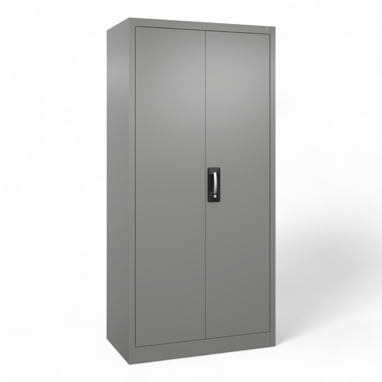 Metallschrank C+P Acurado, Stahlgrau, mit Schlüssel, 93.0 x 195.0 x 50.0 cm, Neu - Perfekt auch als Aktenschrank