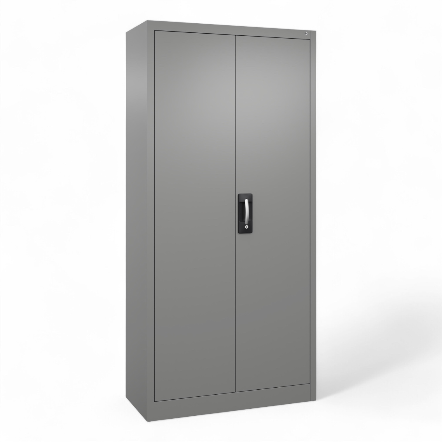 Image of Metallschrank C+P Acurado, Stahlgrau, mit Schlüssel, 93.0 x 195.0 x 40.0 cm, Neu - Perfekt auch als Aktenschrank