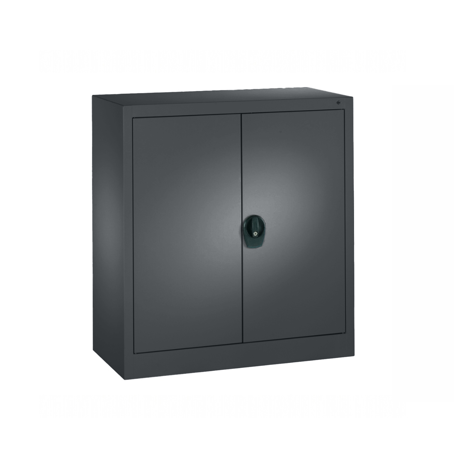 Metallschrank C+P Basic, Schwarz, mit Schlüssel, 93.0 x 100.0 x 40.0 cm, Neu - Perfekt auch als Aktenschrank