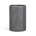 Metal waste garbage can (Chrome-plated, Normal used)