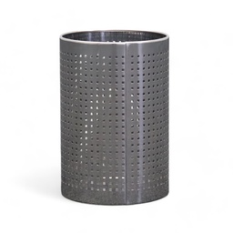 Metal waste garbage can (Chrome-plated, Normal used)