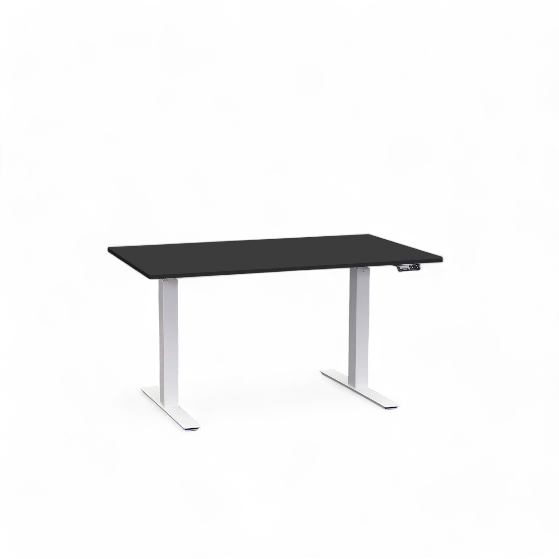 Elektrisch höhenverstellbarer Schreibtisch Tradingzone Work Pro (Schwarz, Sehr gut, 120x70, Weiss)