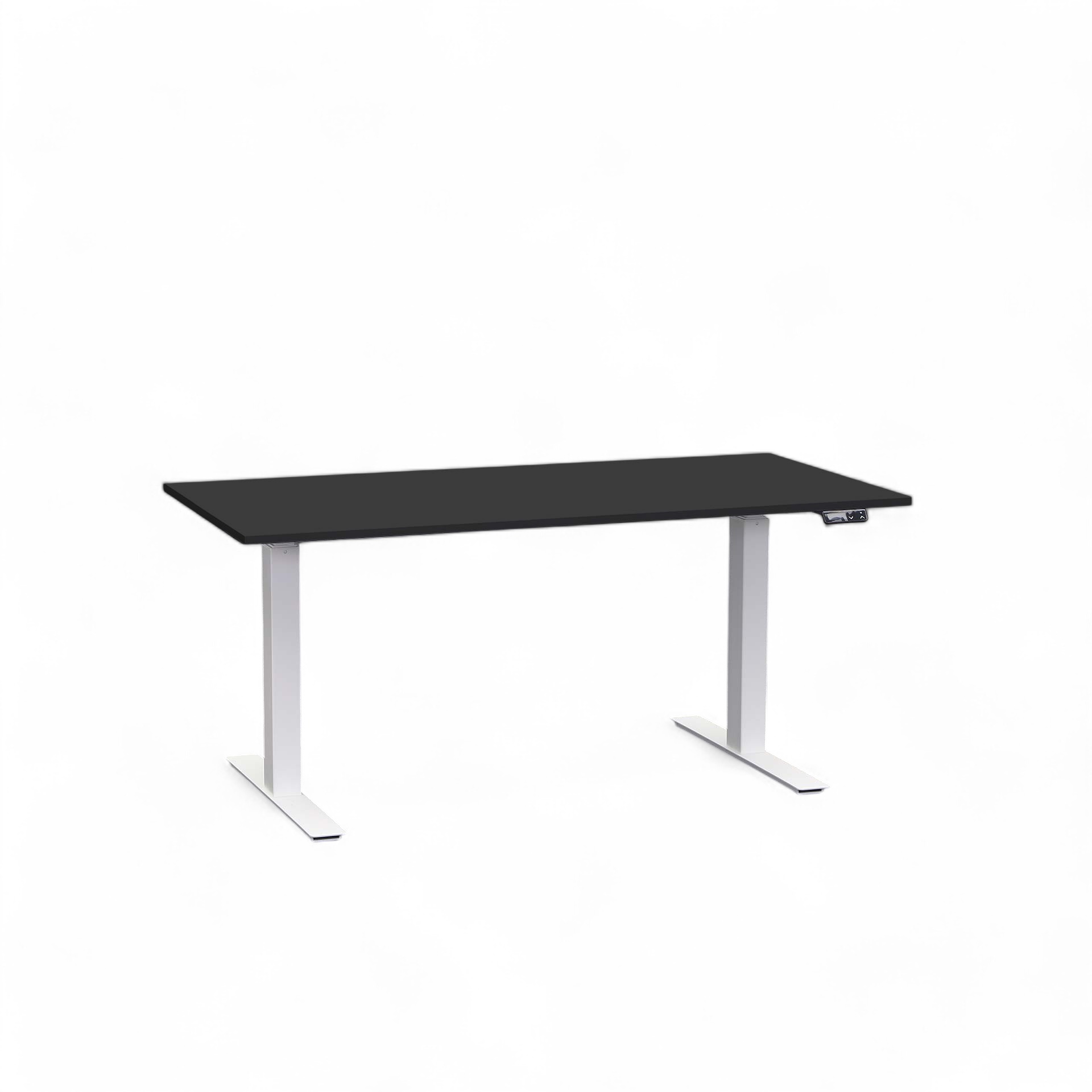 Electrically height-adjustable Tradingzone Work Pro desk (Black, New, 140x70, White)
