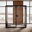 Berlin Acoustics Work Akustikbox (Schwarz, Glas Rückwand, Neu)