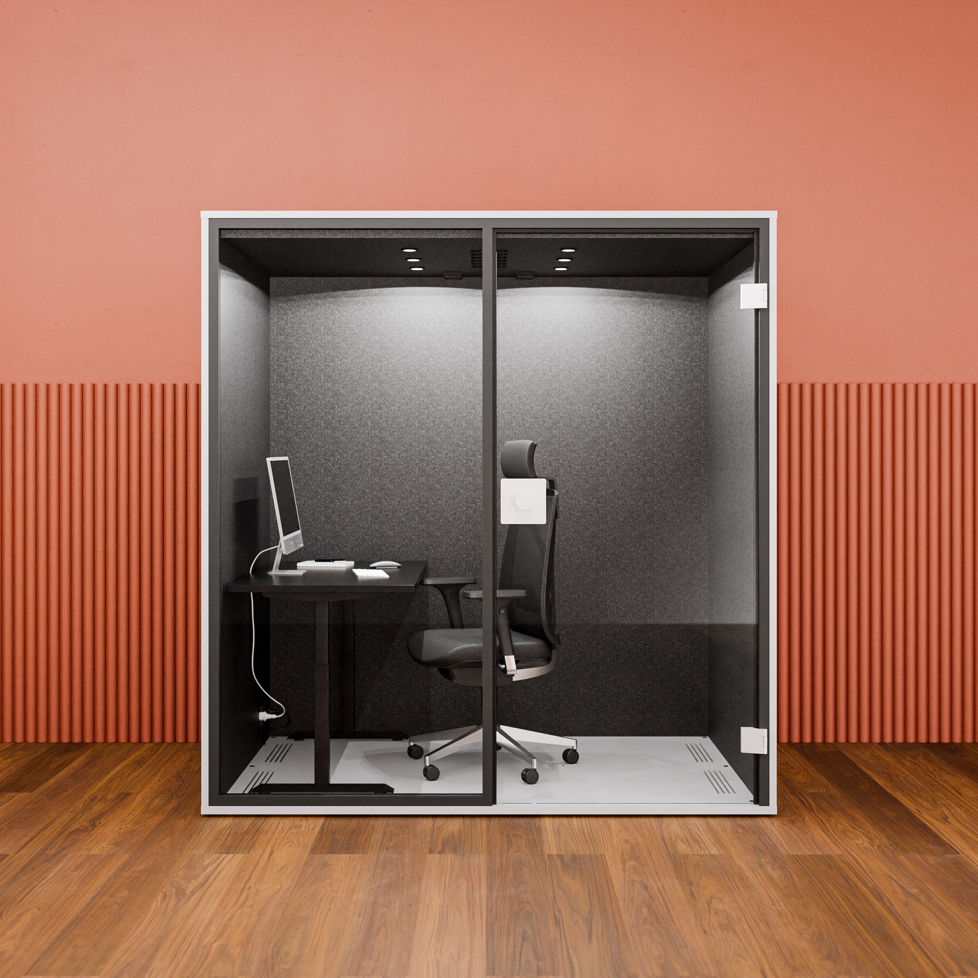 Berlin Acoustics Work Akustikbox (Weiss, Geschlossene Rückwand, Neu)