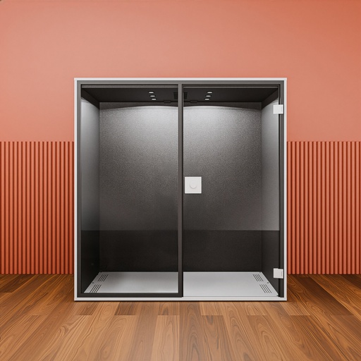 Scatola acustica da lavoro di Berlin Acoustics (Bianco, Pannello posteriore chiuso, Nuovo)