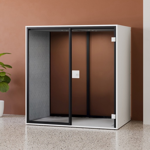 Berlin Acoustics Work Akustikbox (Weiss, Glas Rückwand, Neu)