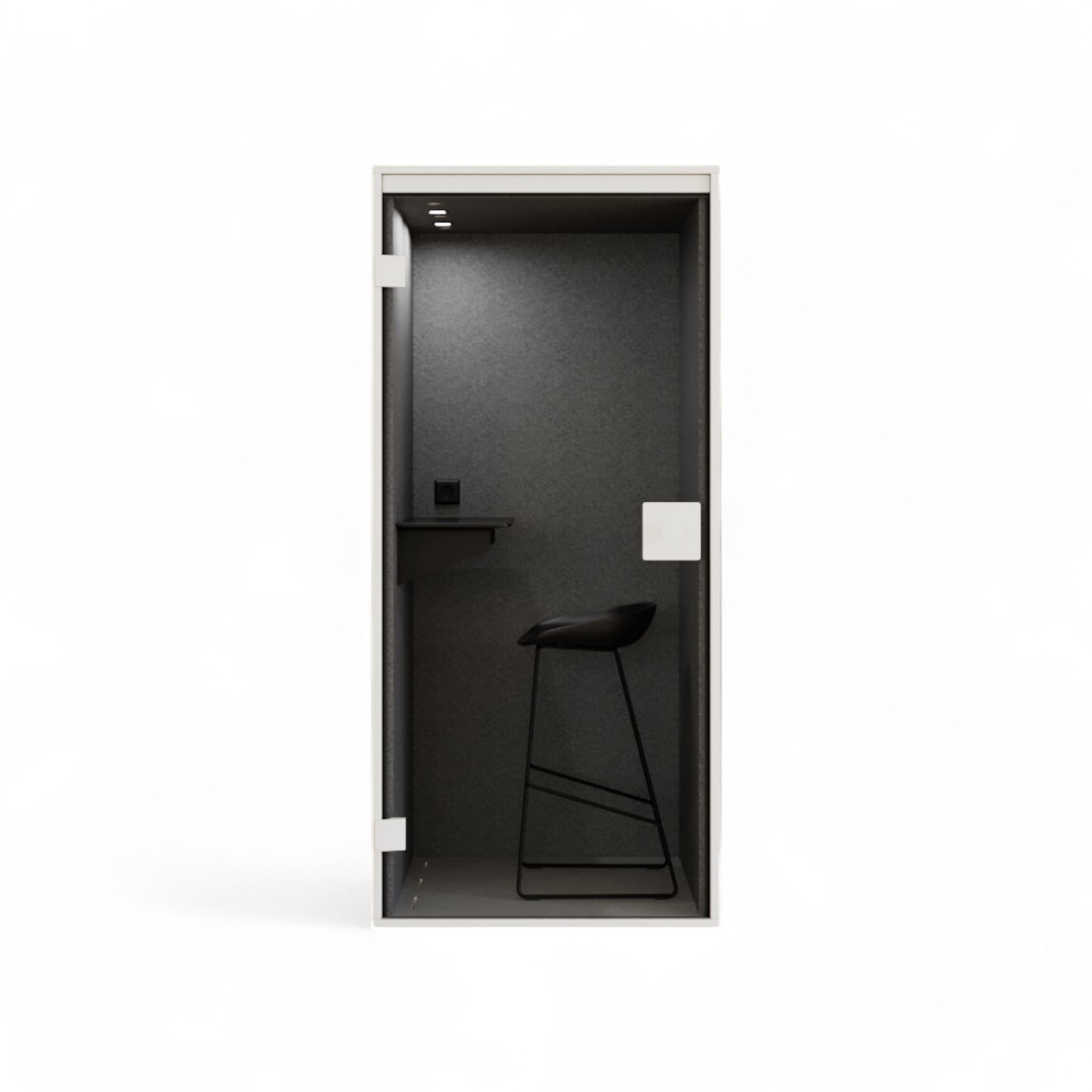 Berlin Acoustics Focus Telefonbox (Weiss, Neu)
