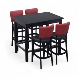 TON Table de conférence debout Set avec chaises (Normalement utilisé)
