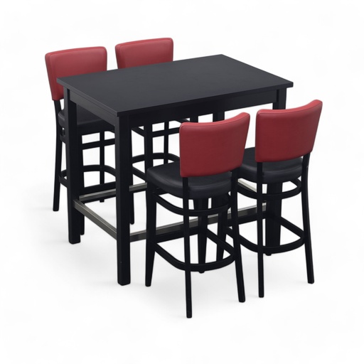 TON Stehkonferenztisch Set mit Stühlen (Normal gebraucht)