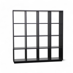 Regal Schwarz MDF (Normal gebraucht)