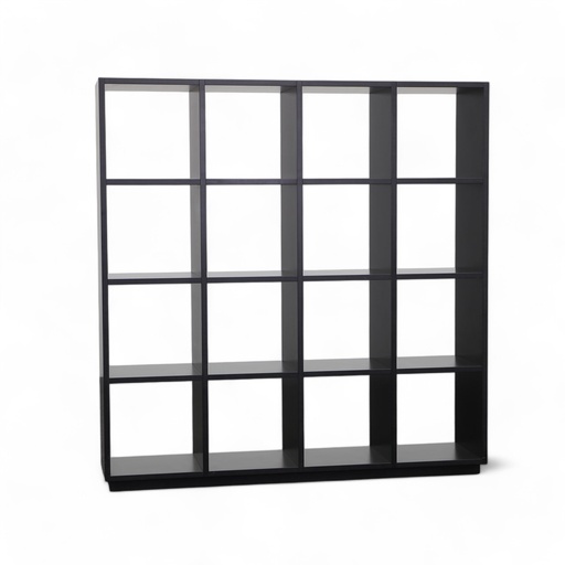Regal Schwarz MDF (Normal gebraucht)