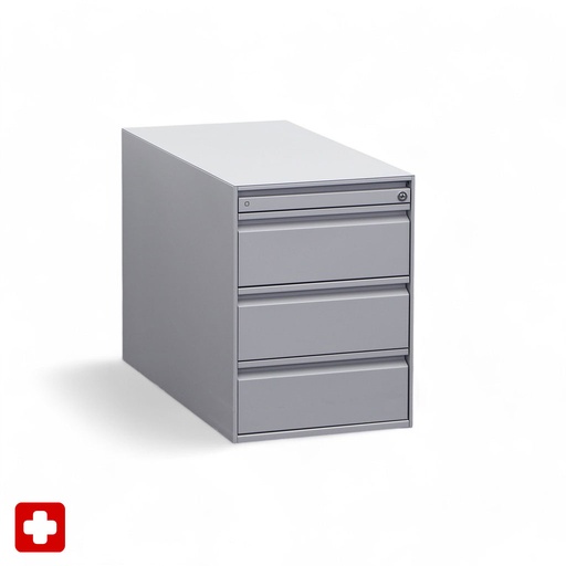 Korpus Lista LO Serie L (Silbergrau, ohne Schlüssel, mit Schublade)