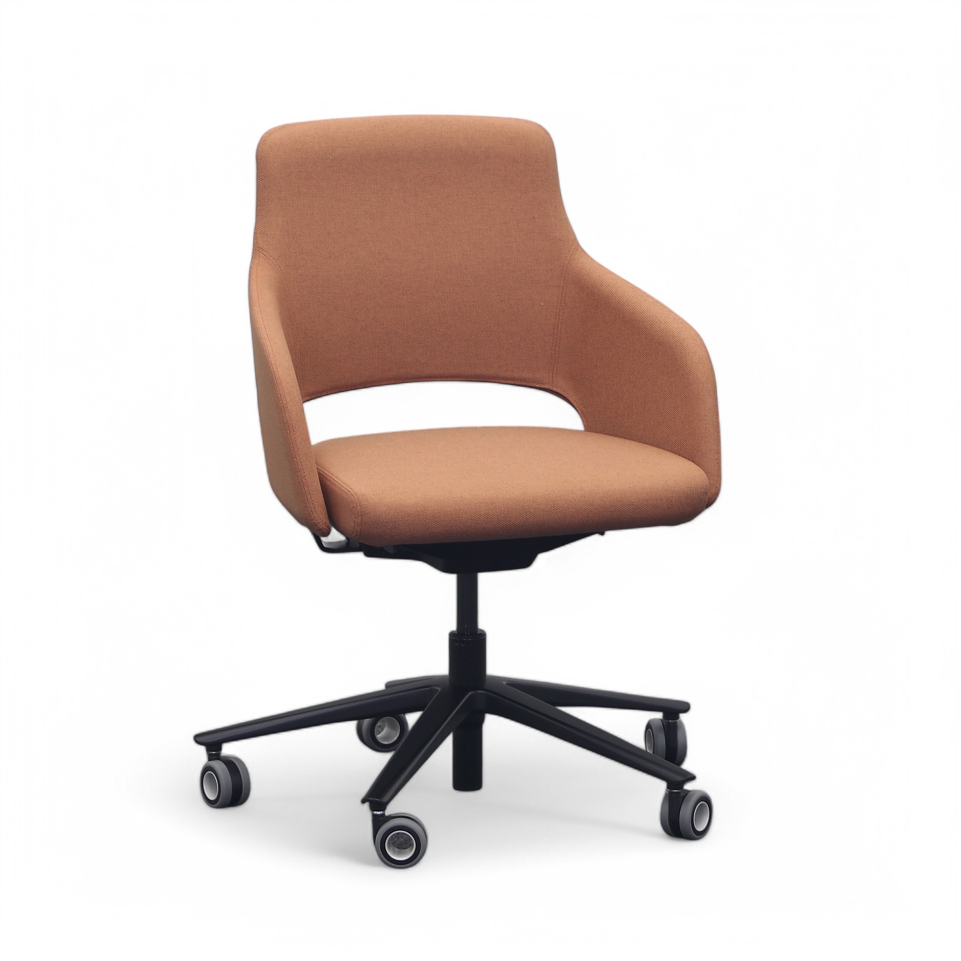 Chaise de conférence Narbutas Sandie (Nouveau, Roulettes pour sols durs)