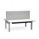 Poste de travail double Bene Level Pure (Blanc, Bon)