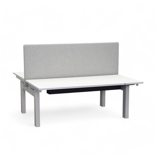 Doppelarbeitsplatz Bene Level Pure Twin (Weiss, Gut)
