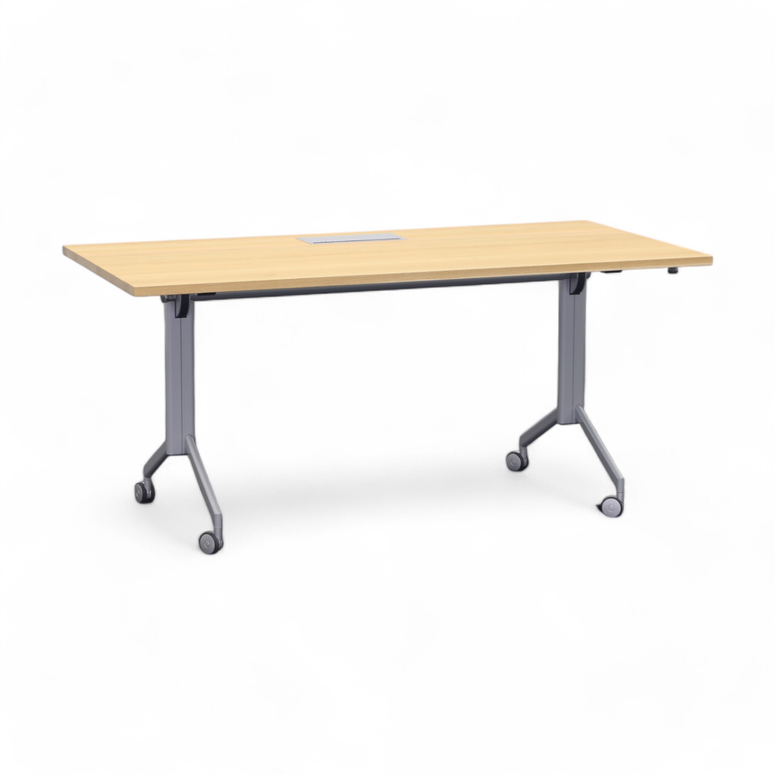Table de conférence pliante Bene avec barre multimédia (Bon)