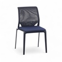 Konferenzstuhl Stuhl Vitra Meda Slim (Normal gebraucht, Dunkelblau)