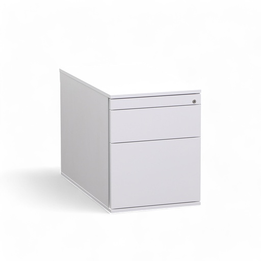 Standcontainer Haworth HC1 (Normal gebraucht, Weiss, mit Schlüssel, mit Hängeregister & Stauraum)