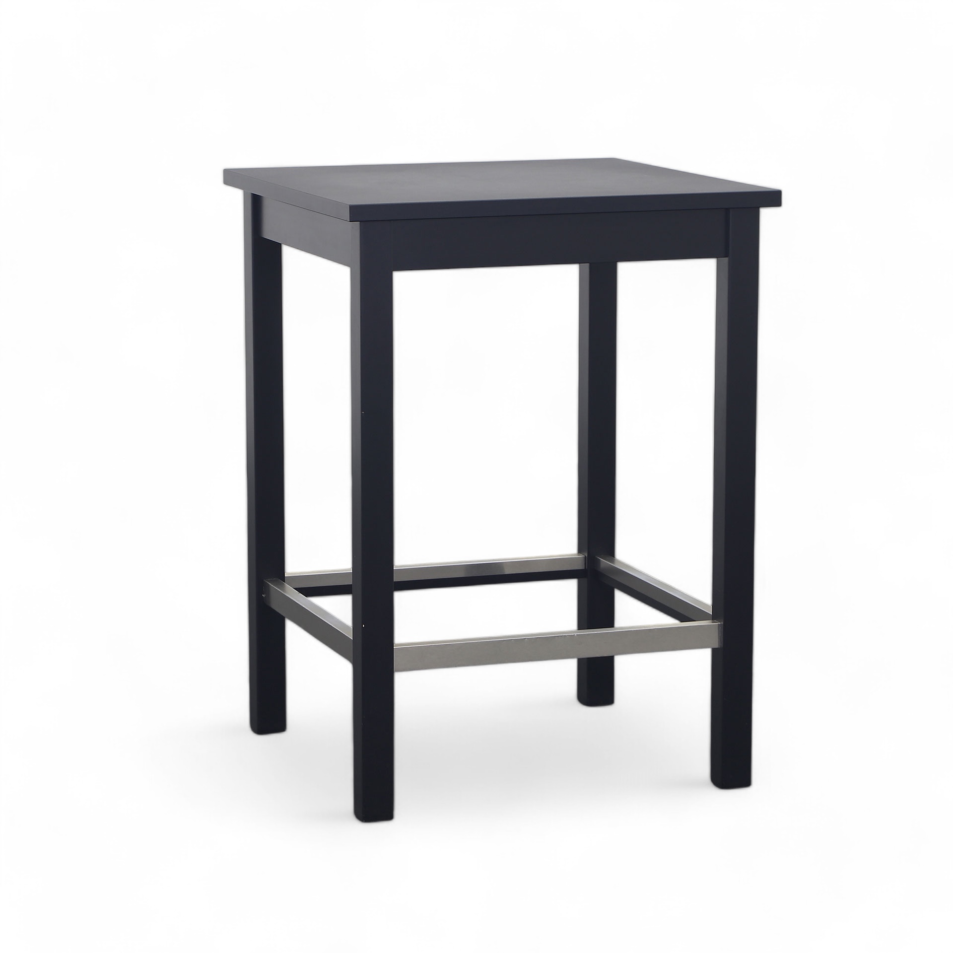 TON Stehkonferenztisch 80x80 cm, Schwarz/Schwarz, Quadratisch, Normal gebraucht, Tisch - Für professionelle Meetings