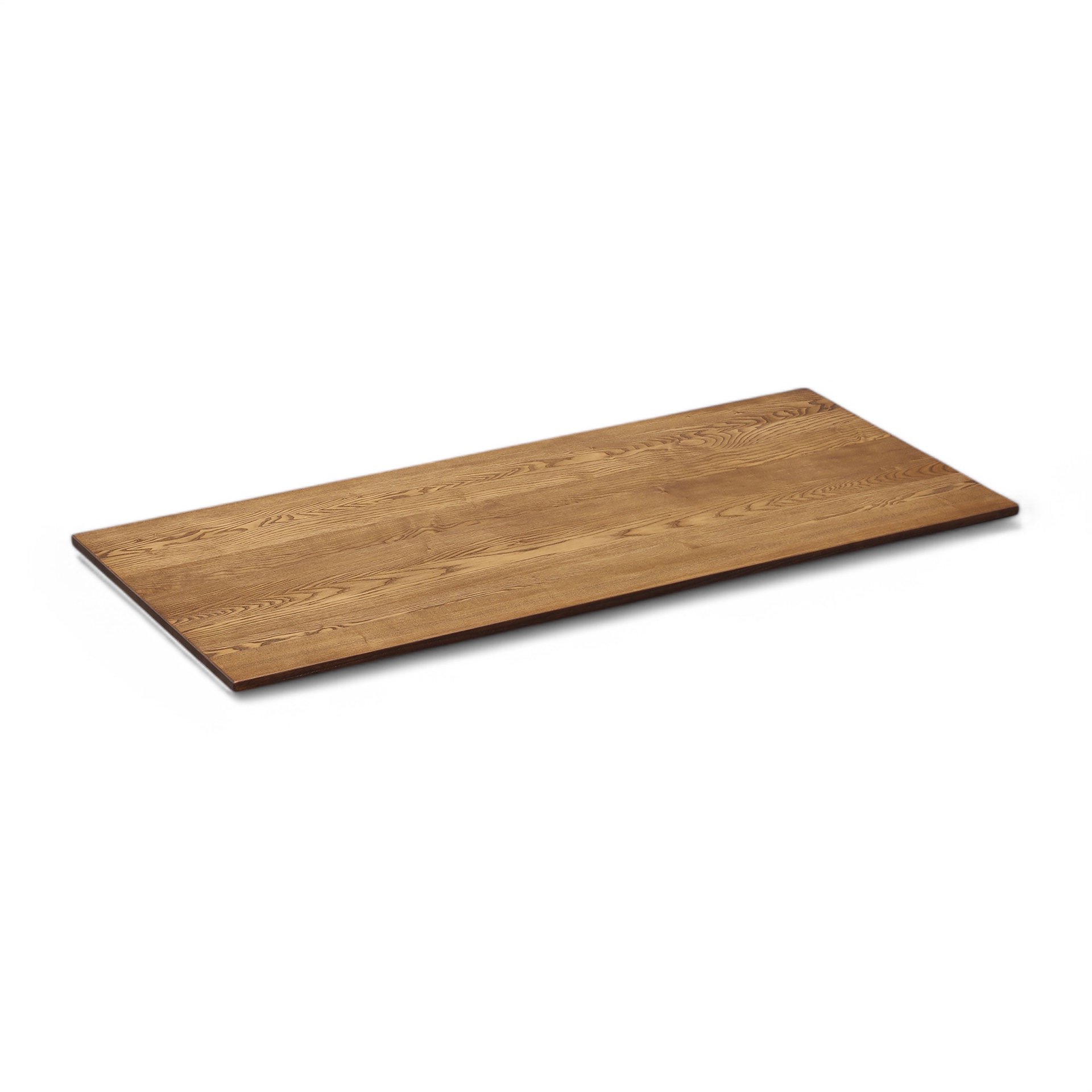 Plateaux de table en bois véritable massif (Noyer foncé, Nouveau, 200x100)