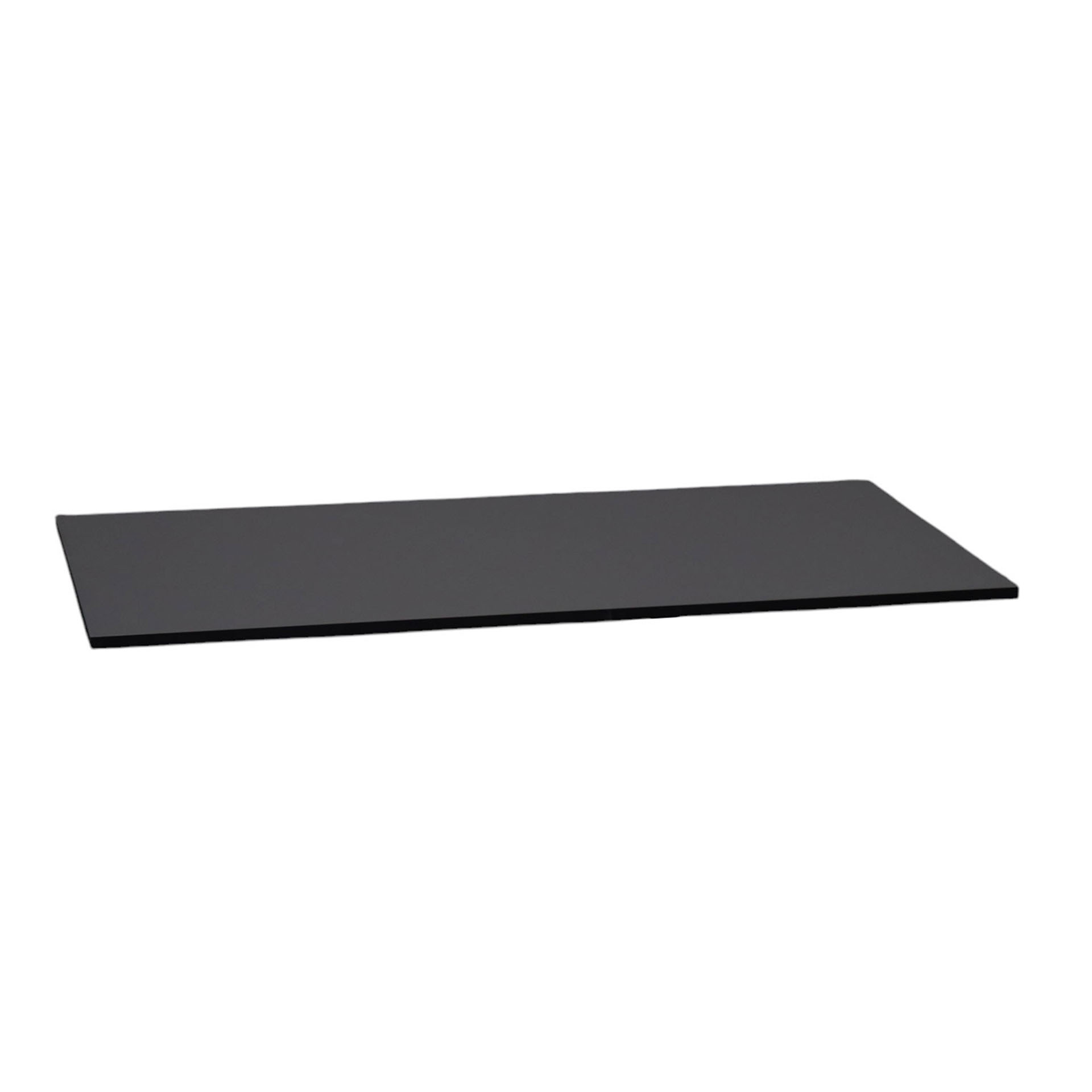 Plateaux de table IBEBI Piano 180x80 cm, Noir, Nouveau