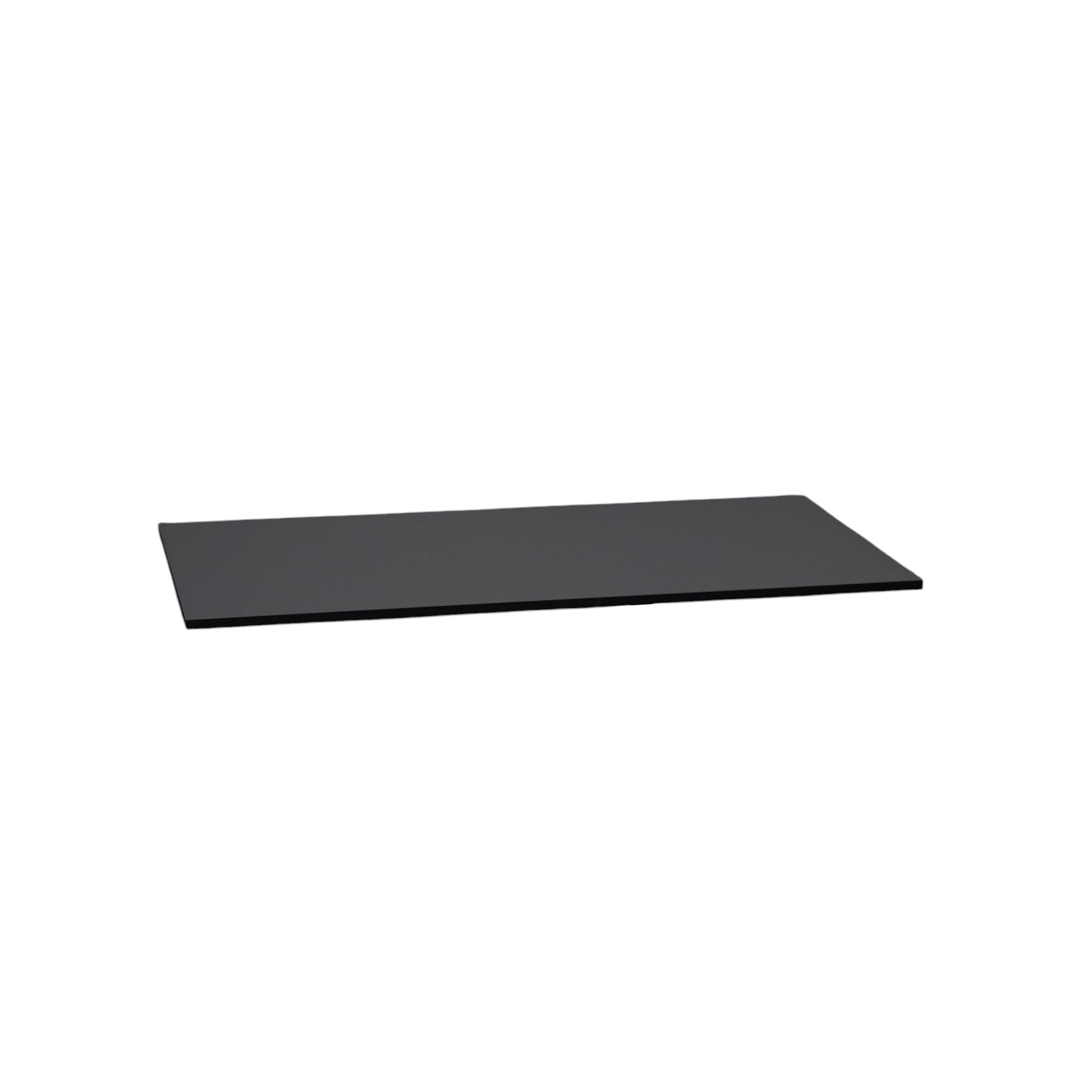 Plateaux de table IBEBI Piano 120x70 cm, Noir, Nouveau