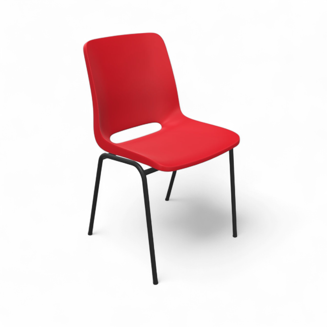 Stuhl Profim Ana 4340 Rot/Schwarz ohne Armlehnen, Neu - Perfekt für komfortables Sitzen
