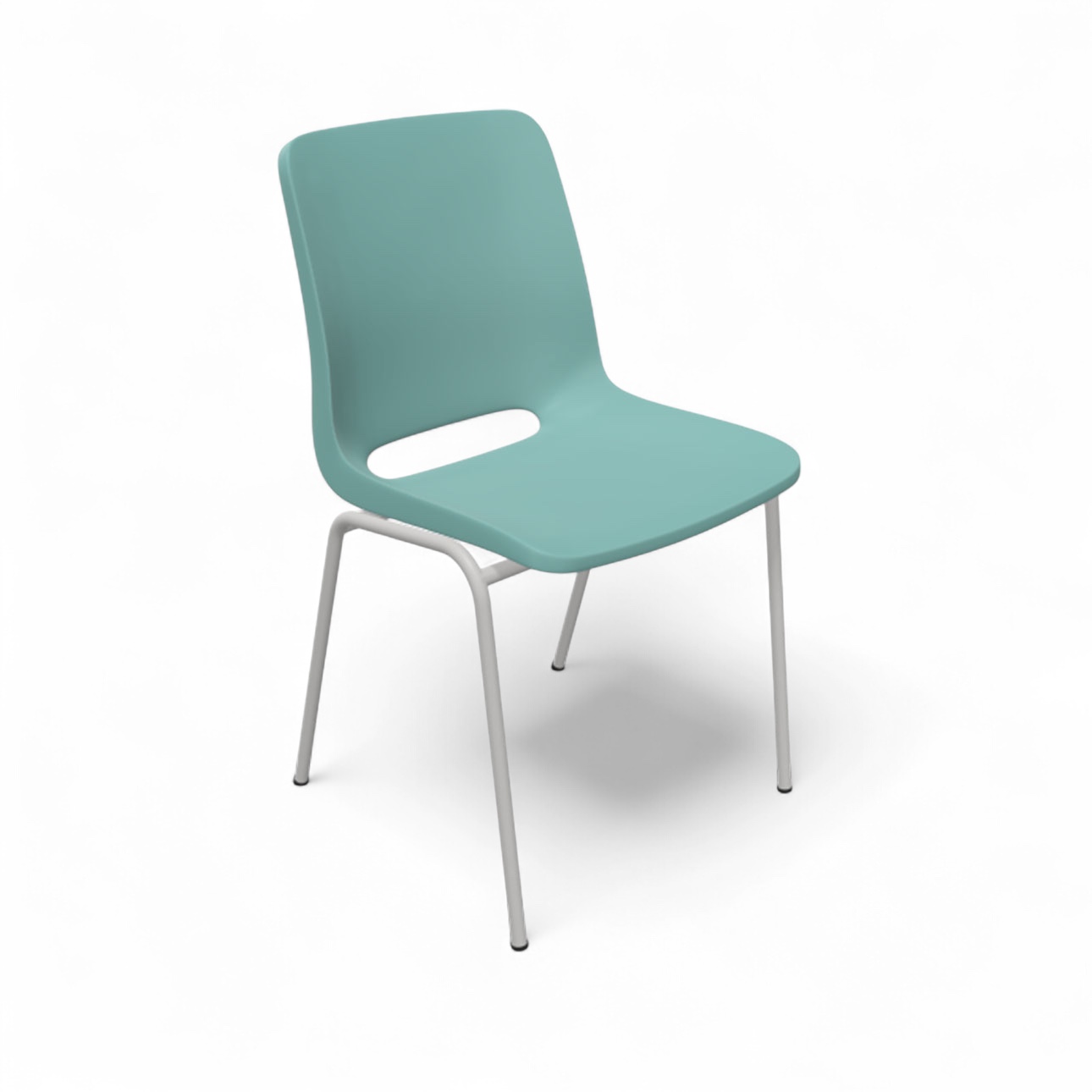 Stuhl Profim Ana 4340 Grün/Grau ohne Armlehnen, Neu - Perfekt für komfortables Sitzen