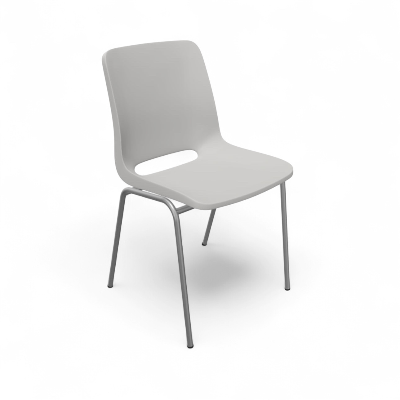 Stuhl Profim Ana 4340 Grau/Silbergrau ohne Armlehnen, Neu - Perfekt für komfortables Sitzen