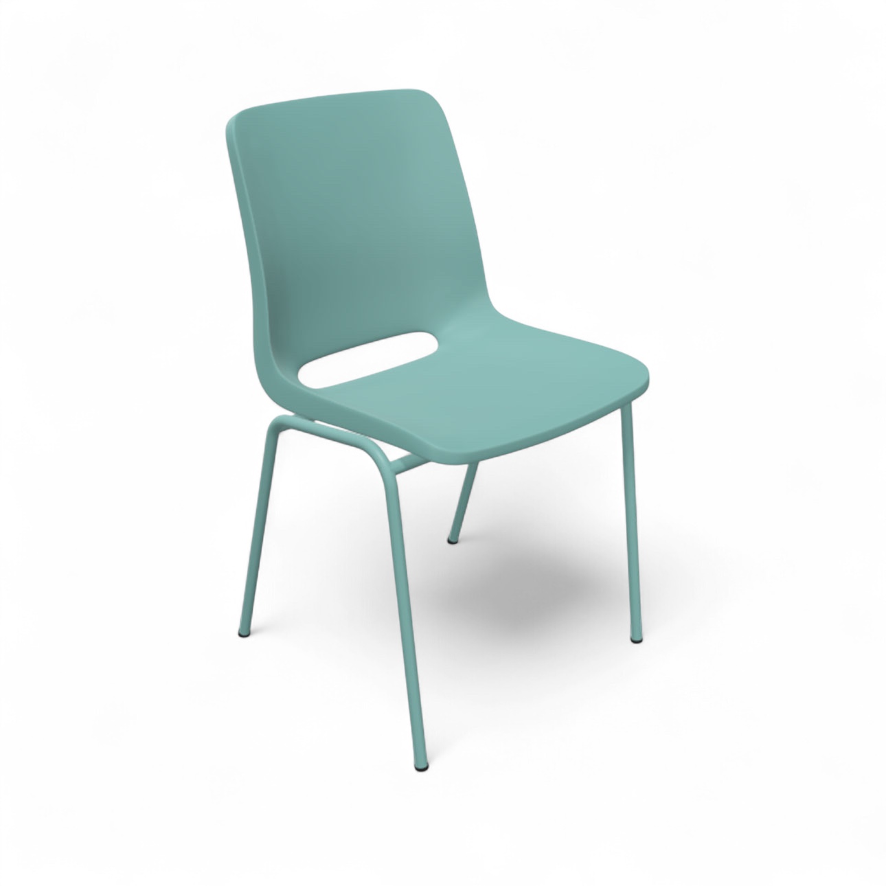 Chaise Profim Ana 4340 Vert/Vert sans accoudoirs, Nouveau - Parfait pour une assise confortable