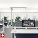 LED Stehlampe Regent Lightpad Office Doppelkopf (Neu)