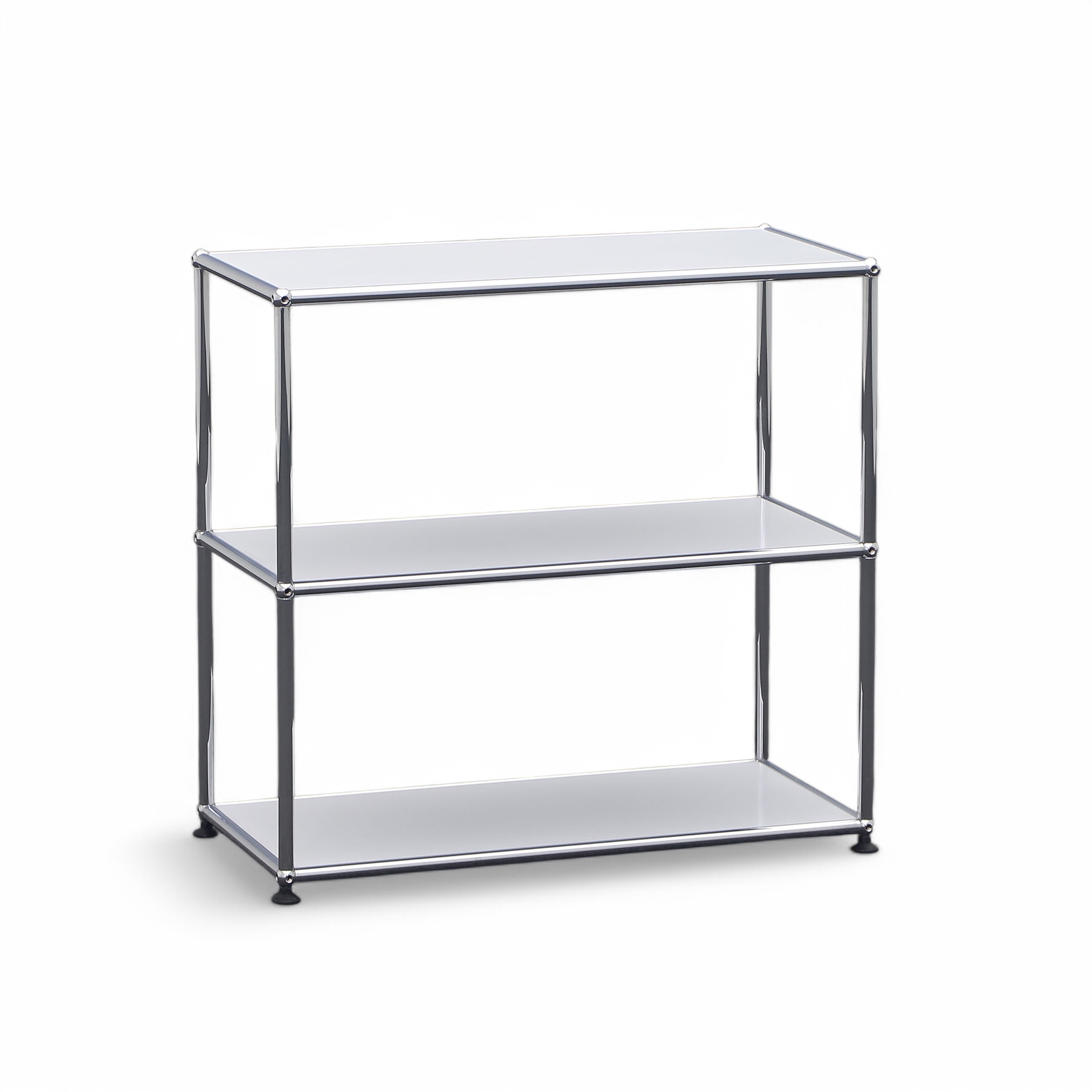 Design shelf USM Haller (Silver gray, Good)