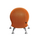 Tabouret de bureau Topstar Sitness 5 (Orange, Chromé)
