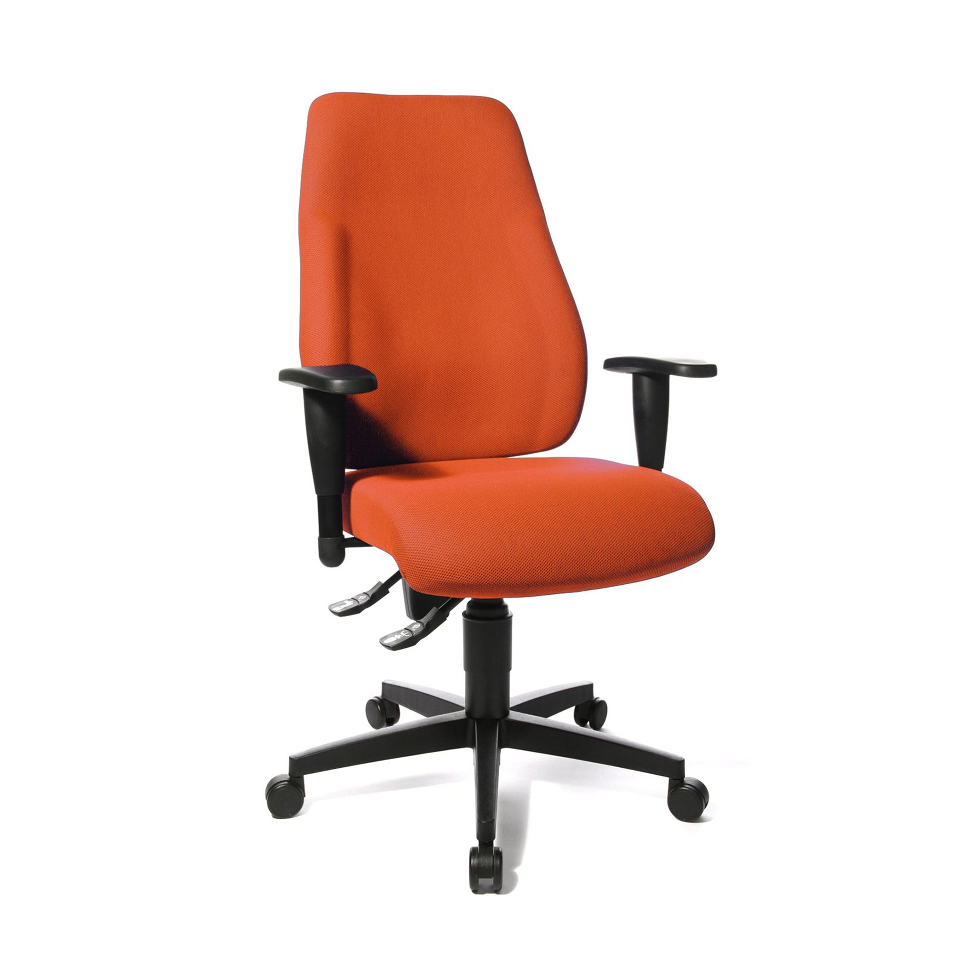 Sedia girevole da ufficio Topstar Lady Sitness (Arancione, Nuovo, Braccioli 3D)