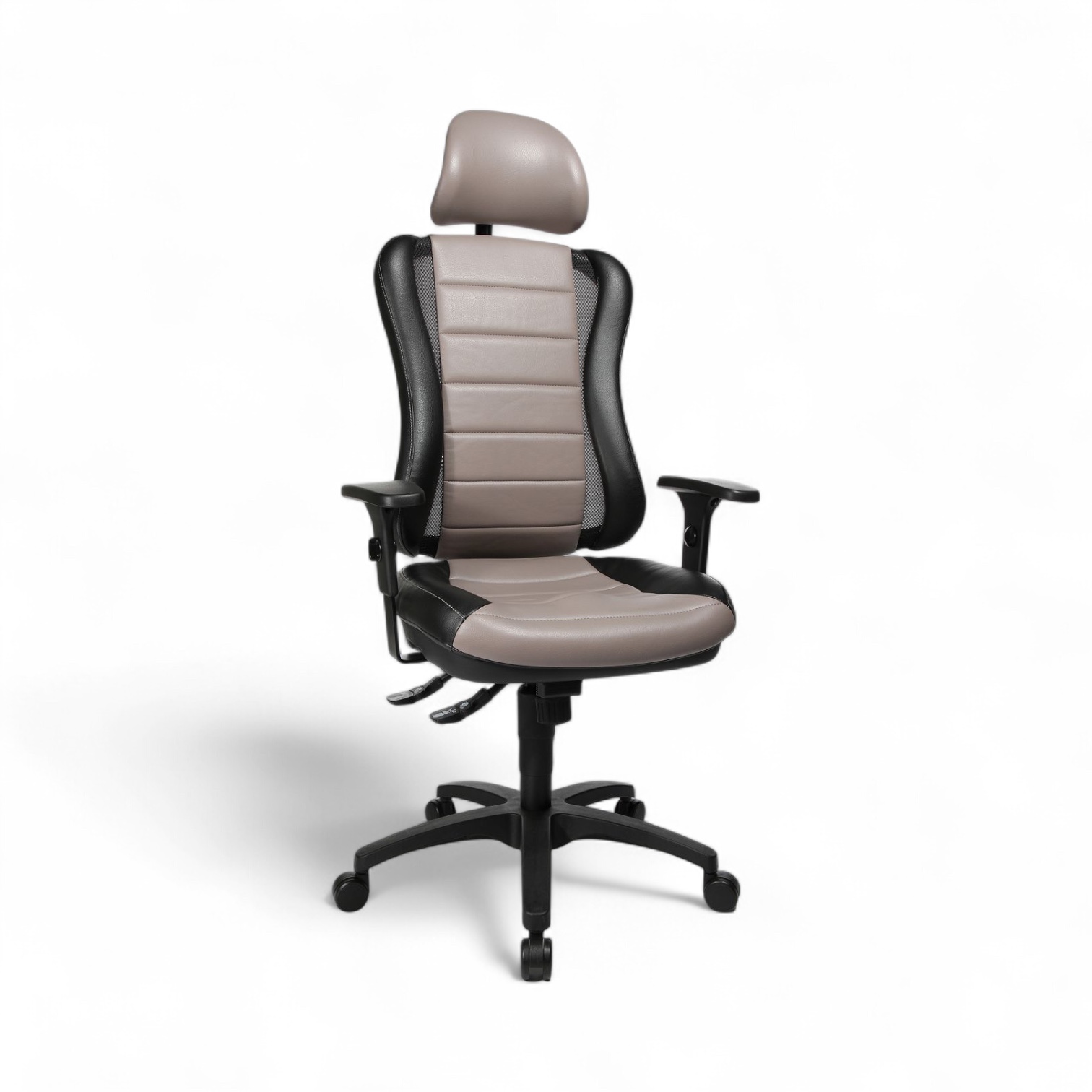 Image of Bürostuhl Topstar Head Point RS mit 1D Armlehnen, Grau, Neu, Ergonomischer Stuhl - ideal für flexibles Arbeiten
