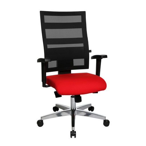 Chaise de bureau Topstar X-Pander (Rouge, Nouveau, Rouleaux de moquette)