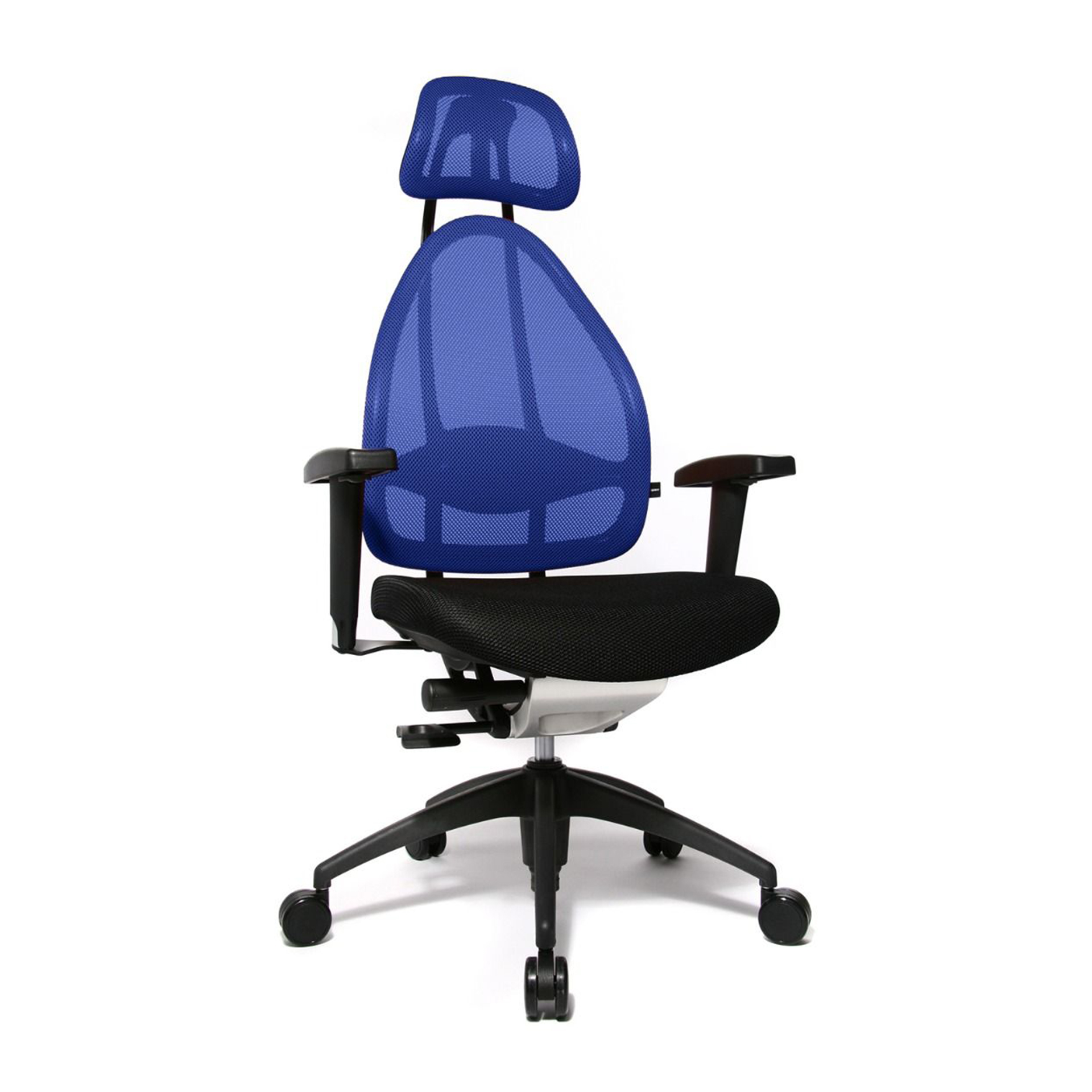 Image of Bürostuhl Topstar Open Art 2010 mit 2D Armlehnen, Blau/Schwarz, Neu, Ergonomischer Stuhl - ideal für flexibles Arbeiten