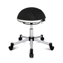 Tabouret de bureau Topstar Sitness Half Ball (Noir)
