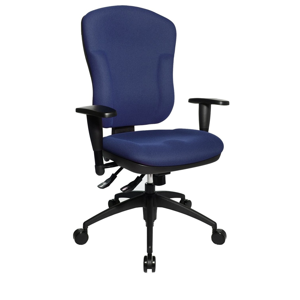 Bürostuhl Topstar Wellpoint 30 SY (Blau, Neu, mit 3D Armlehnen)