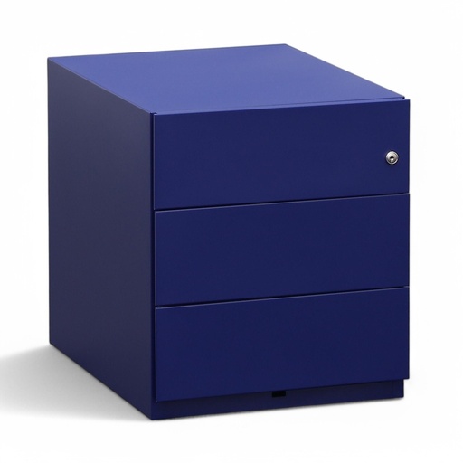 Rollcontainer Bisley Note (Sehr gut, Dunkelblau, ohne Schlüssel)