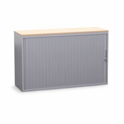 Rollladenschrank Lista LO Storage (Silbergrau, Normal gebraucht, mit Schlüssel)