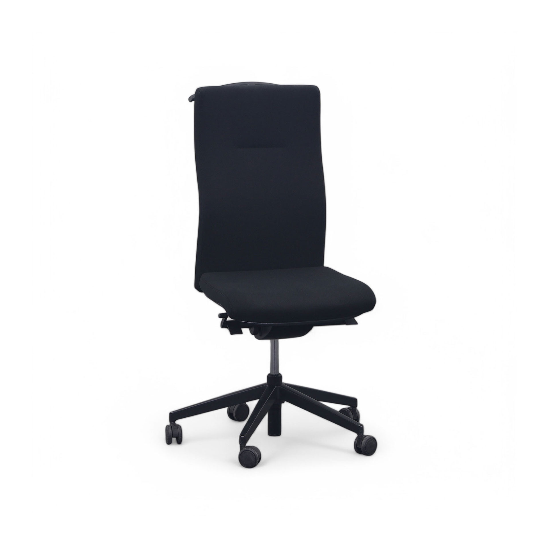 Bürodrehstühle Züco Cubo (Schwarz, Normal Gebraucht, Teppichrollen, ohne Armlehnen)